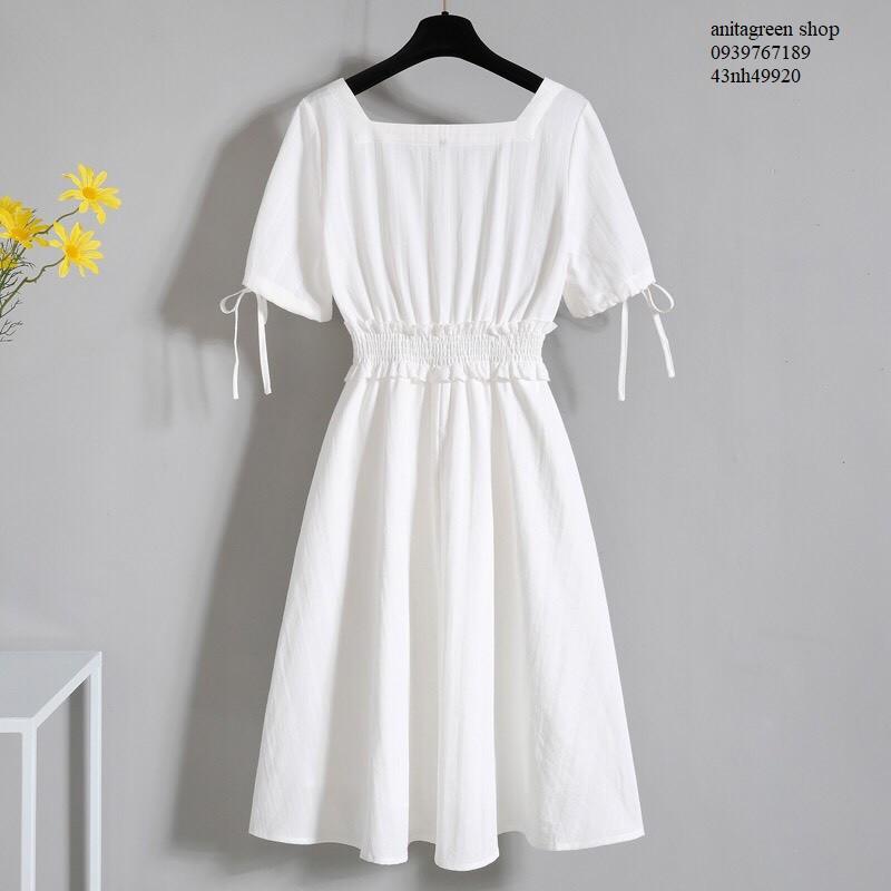 Nh49920a-ĐẦM XÒE BO THUN EO