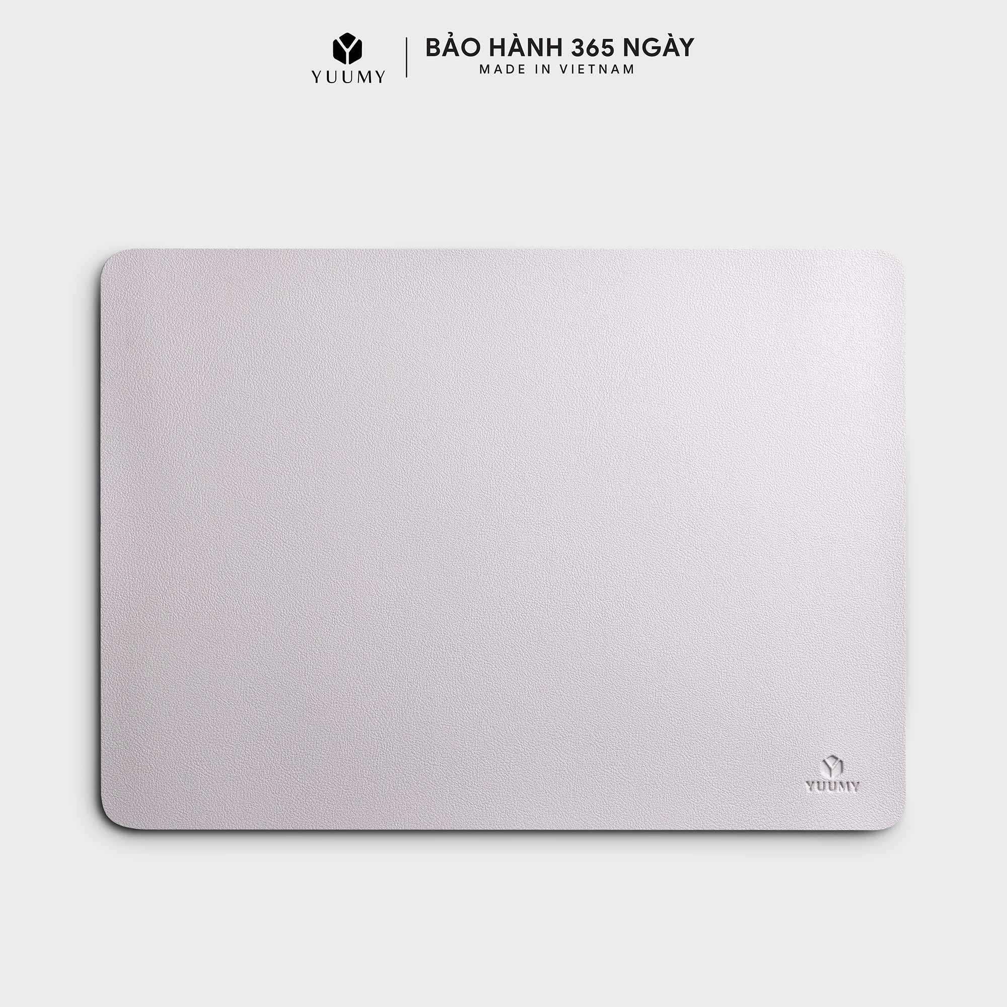 Miếng Lót Chuột Bằng Da Cao Cấp Yuumy Seasand Ylc2 Hàng Chính Hãng - Xám