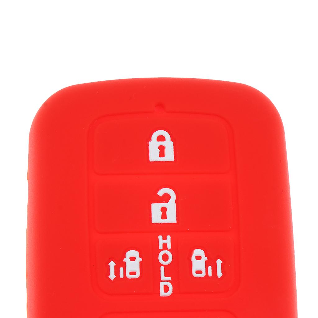 Car 6 Buttons Silicone Key  Fob  Case For
