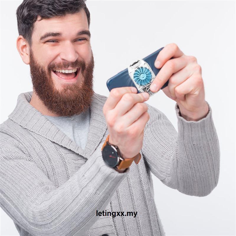 Giá Đỡ Điện Thoại Kiêm Quạt Tản Nhiệt Cho Iphone Xiaomi Huawei Samsung
