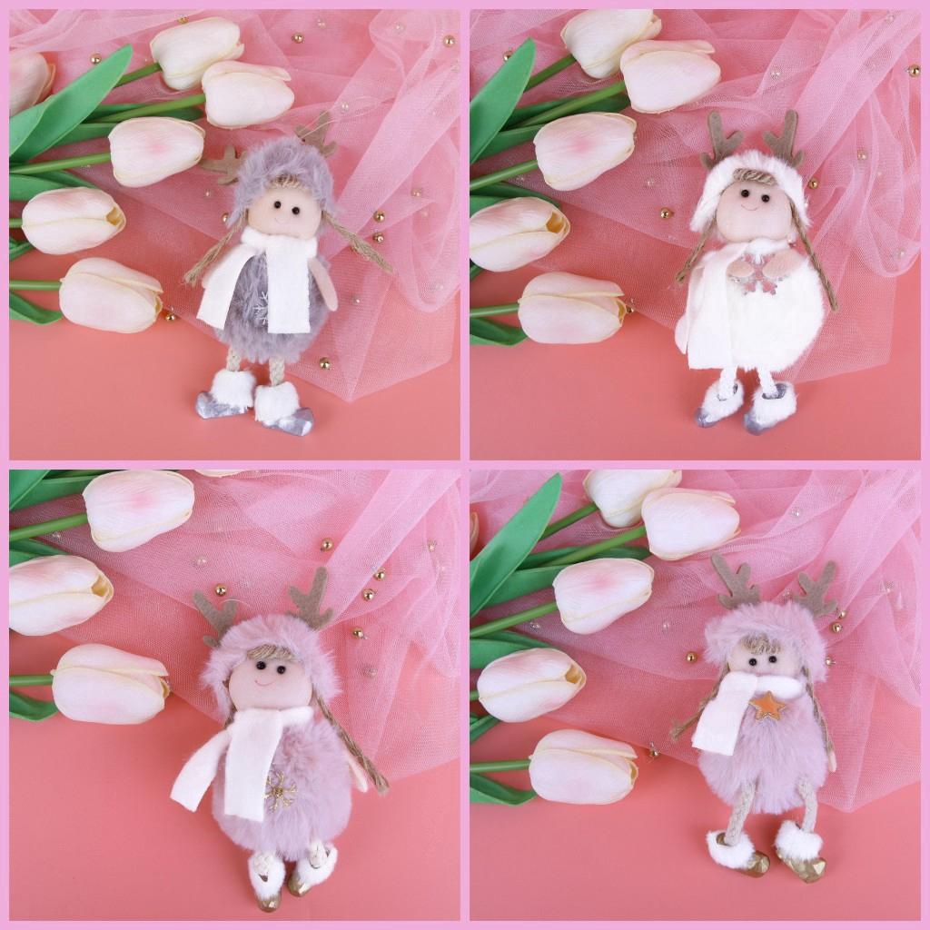 Búp bê nhồi bông thiên thần dễ thương làm đồ chơi/trang trí cây thông Giáng sinh