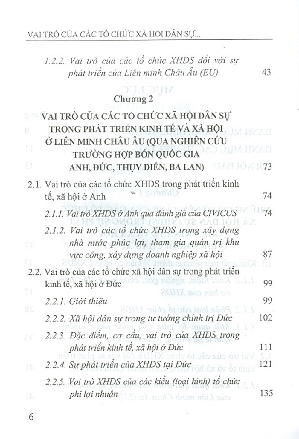 Vai Trò Của Các Tổ Chức Xã Hội Dân Sự Trong Phát Triển Kinh Tế Và Xã Hội Ở Một Số Quốc Gia Trong Liên Minh Châu Âu (Sách Chuyên Khảo)