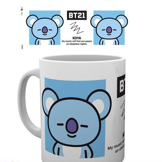 Cốc in hình Koya BT21 BTS ngộ nghĩnh