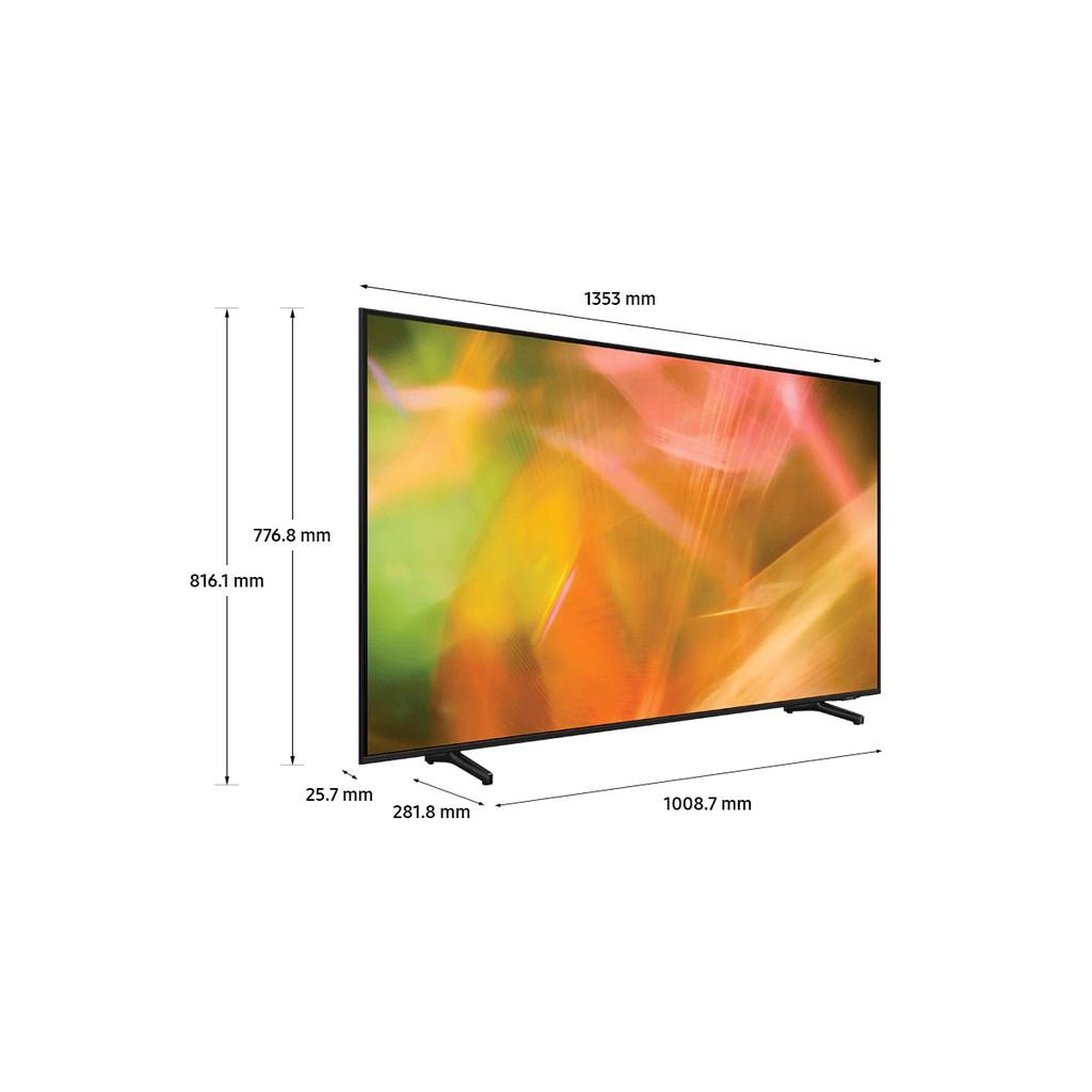 Smart TV Samsung Crystal UHD 4K 60 inch AU8000 2021 - Hàng chính hãng