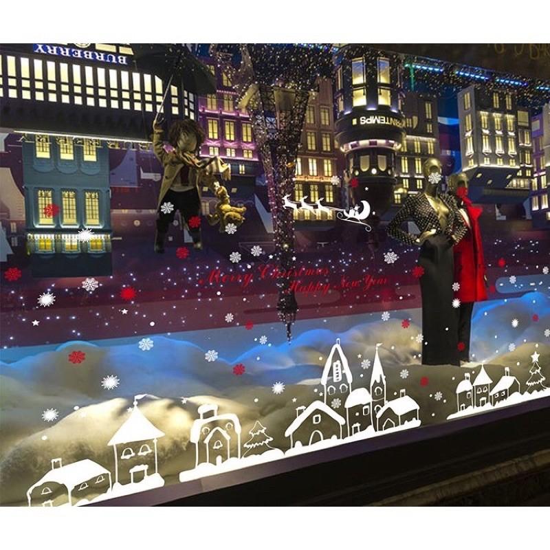Decal trang trí tường Noel - Mẫu giáng sinh đáng yêu