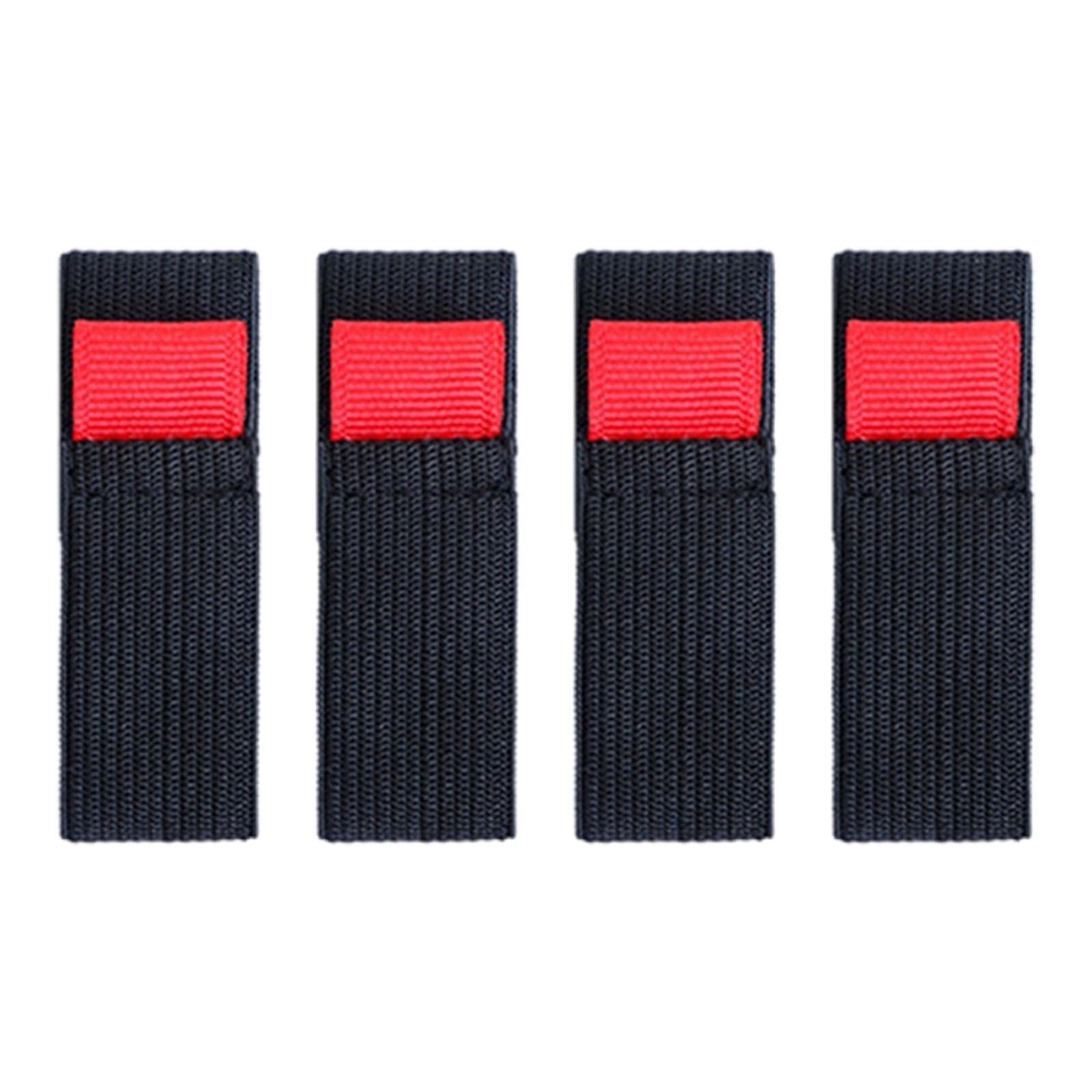 4Pcs Fishing Spool Belt Durable Fishing Tools Elastic Spinning Wheel Reel Protective Belt