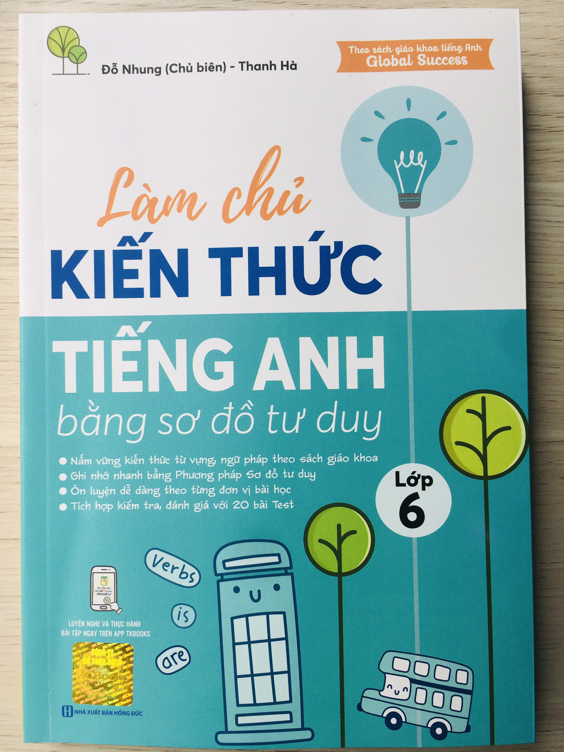 Làm chủ kiến thức tiếng Anh bằng sơ đồ tư duy lớp 6 - Học kèm app