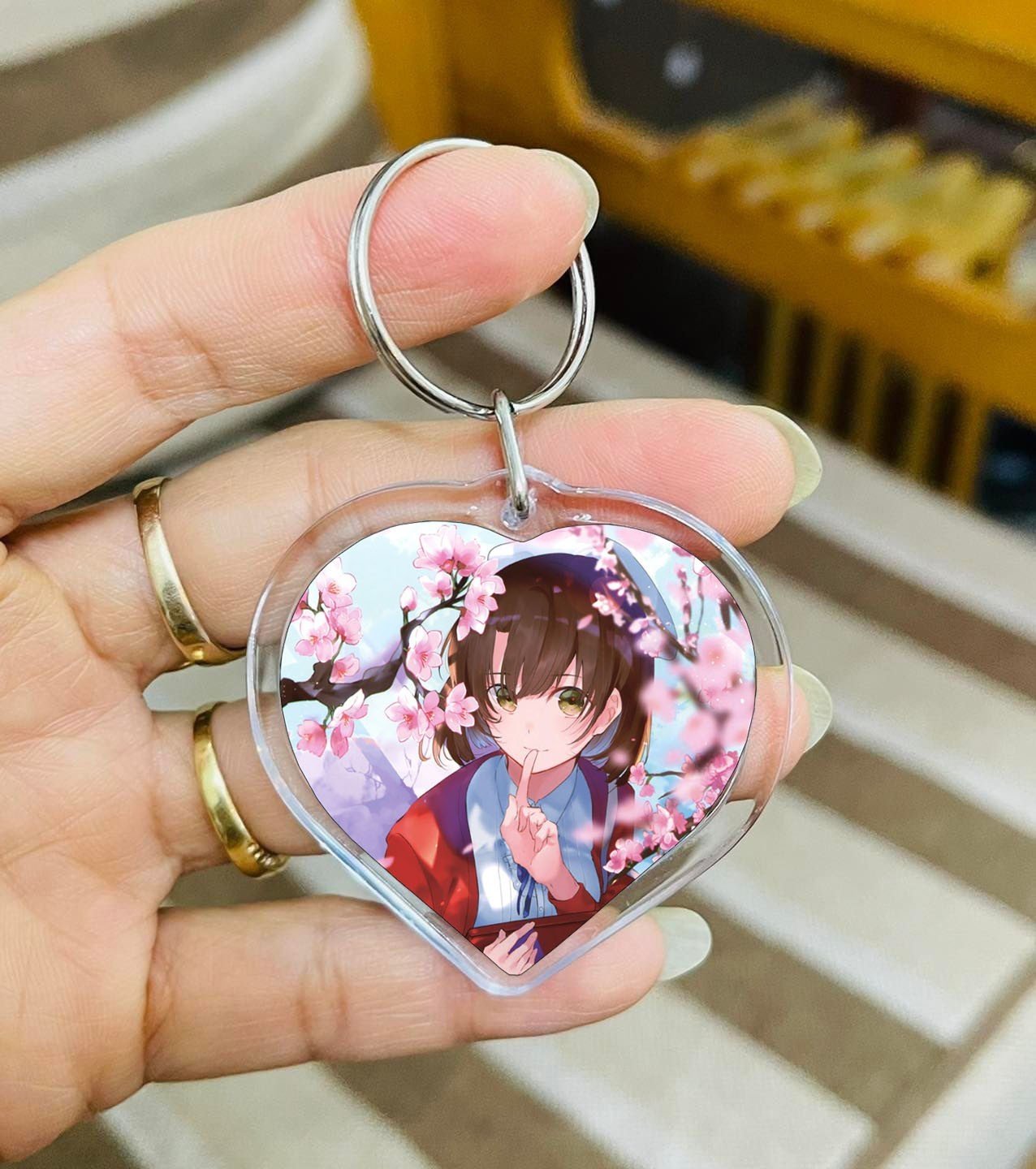 Móc khoá Saenai Heroine no Sodatekata / móc treo khoá anime Saenai Heroine no Sodatekata