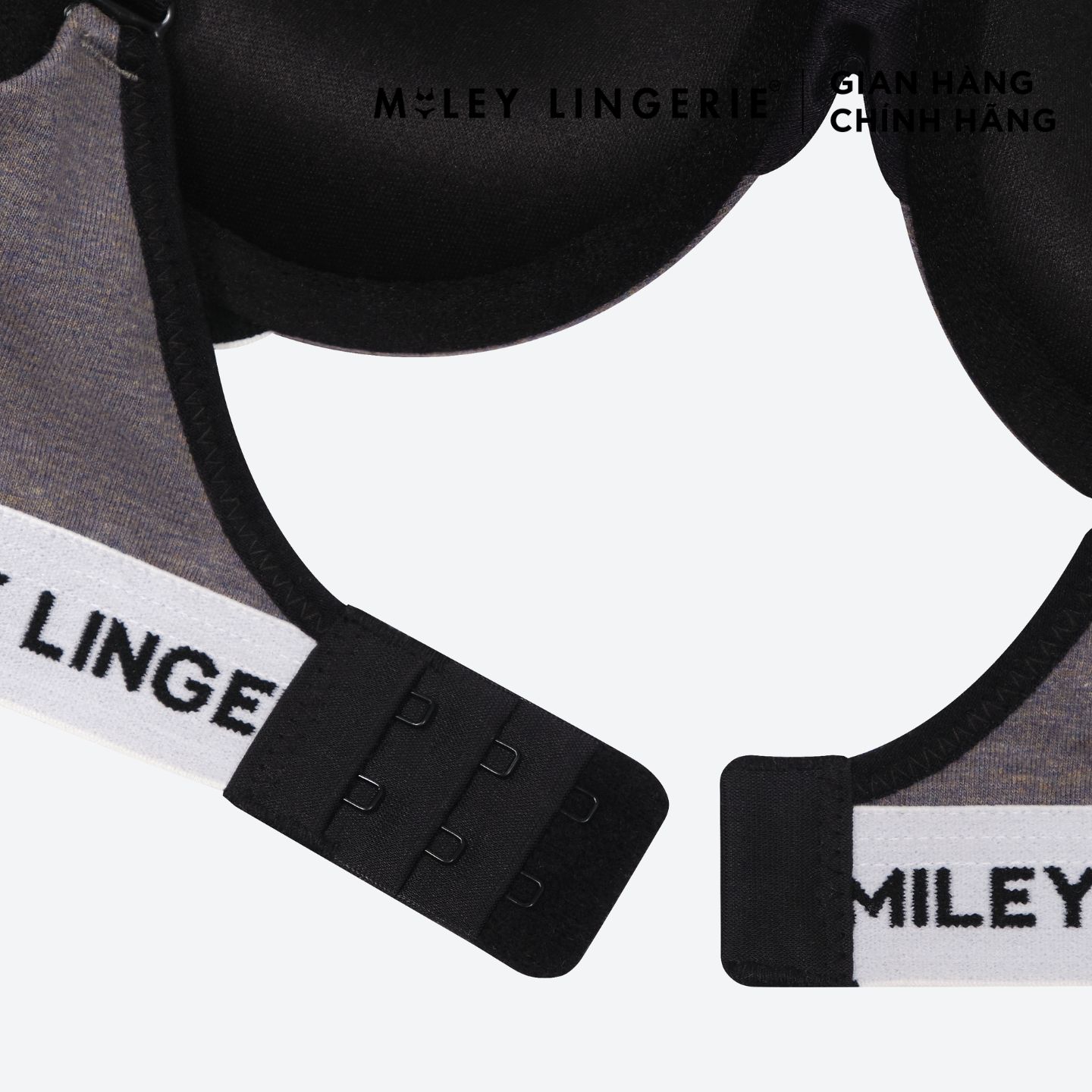 Combo 2 Áo Ngực Melange Lưng Logo Sporty Chic Thể Thao Miley Lingerie - BRC_002