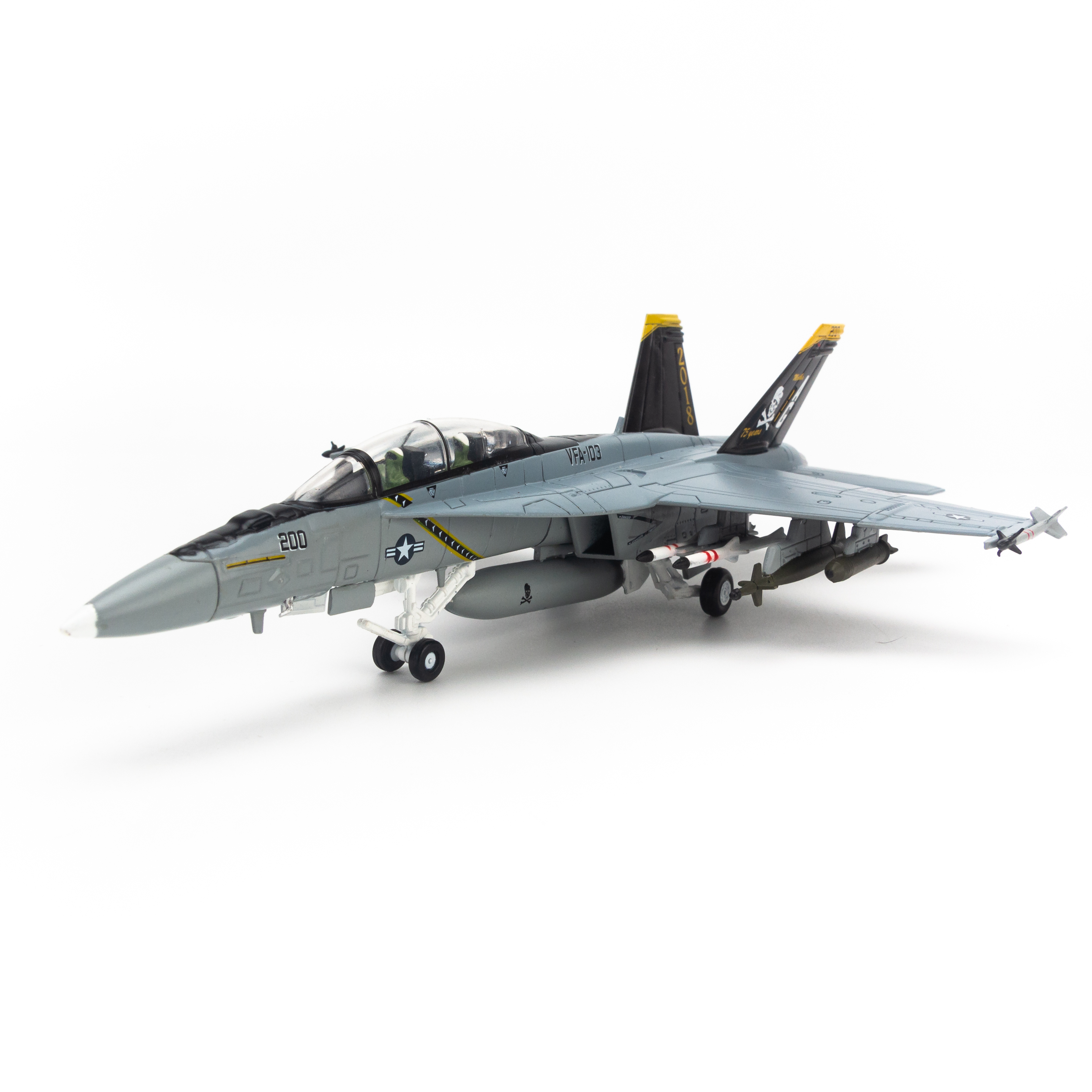 Mô hình máy bay chiến đấu FA-18B Hornet McDonnell Douglas 1:100 WLTK