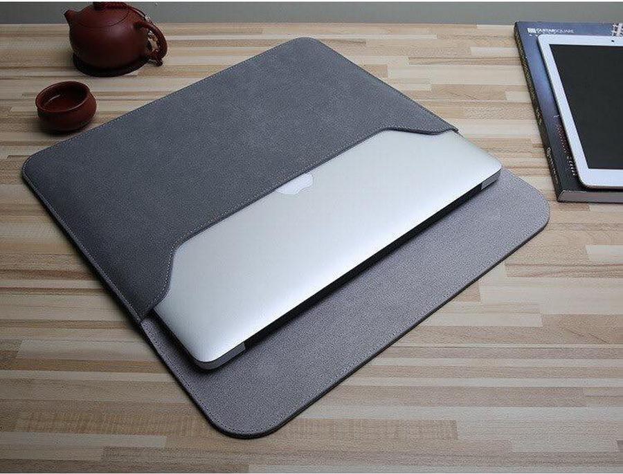 BAO DA, TÚI DA, CẶP DA CHỐNG SỐC CHO MACBOOK, LAPTOP, SURFACE KÈM VÍ ĐỰNG PHỤ KIỆN