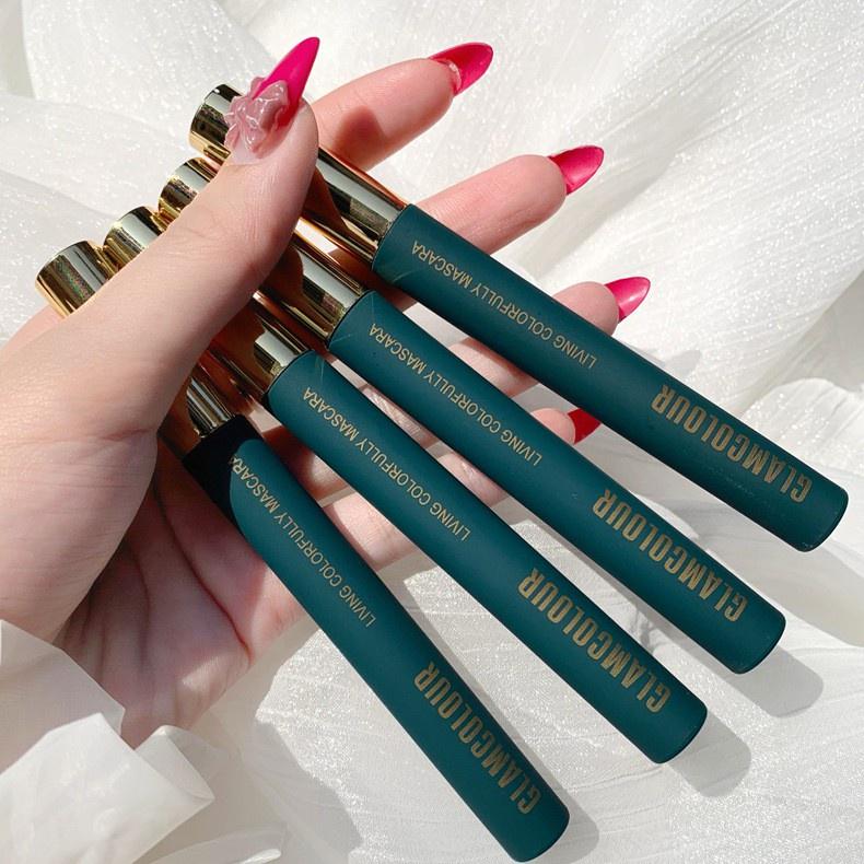 Mascara đầu mảnh chải mi trên và dưới cong dày tự nhiên GlamColour Hanru