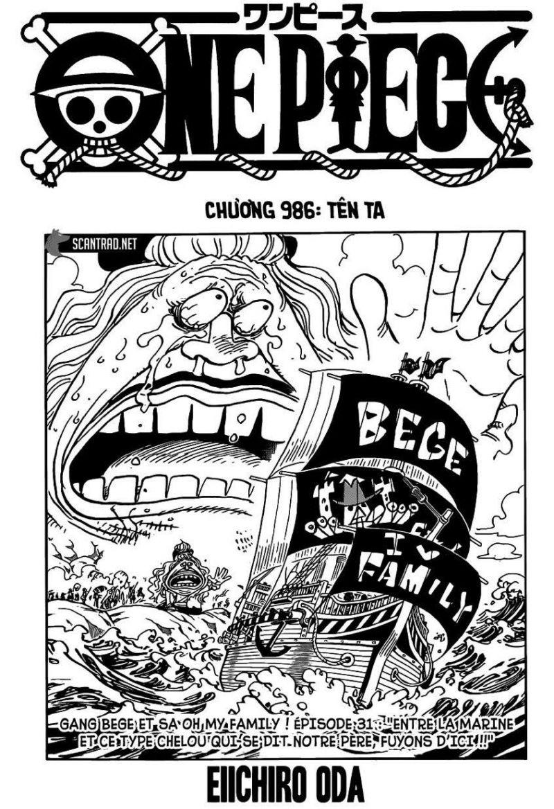 đảo hải tặc - one piece chapter 986 1