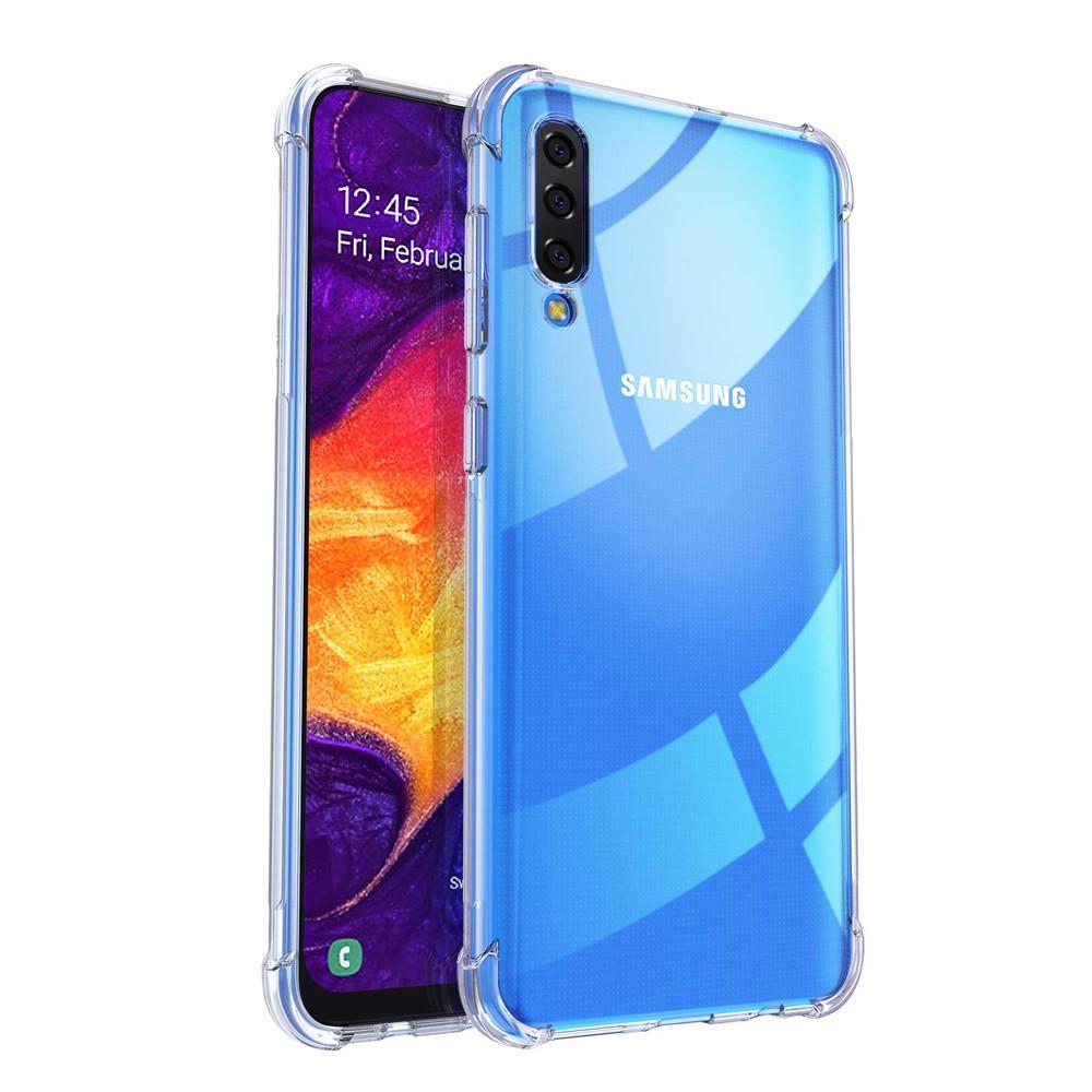 Ốp lưng cho Samsung A11 A20 A22 A30 A32 A51 A52 A70 A71 A72 5G A9 2018 Silicone Trong suốt Chống sốc