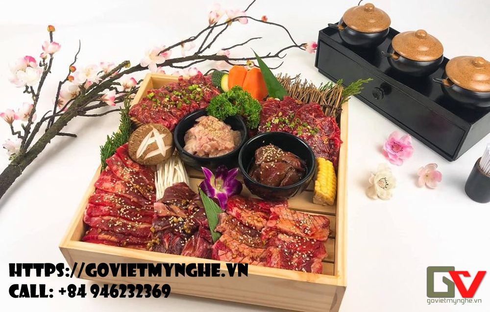 Khay Gỗ Vuông Trang Trí Sushi - Sashimi Nhật Bản 25cm