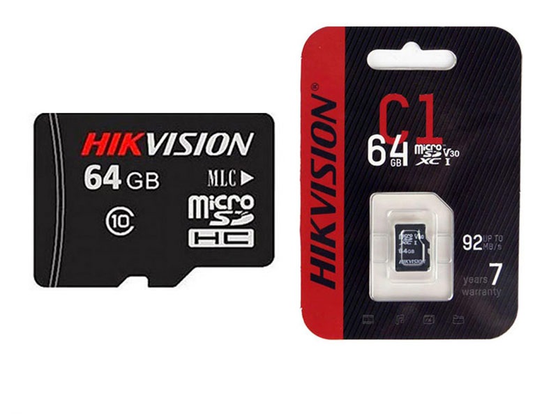 Thẻ Nhớ Micro SD Hikvision 128G-64GB-32G chuẩn Class 10, Thẻ nhớ camera, Thẻ nhớ điện thoại - hàng chính hãng