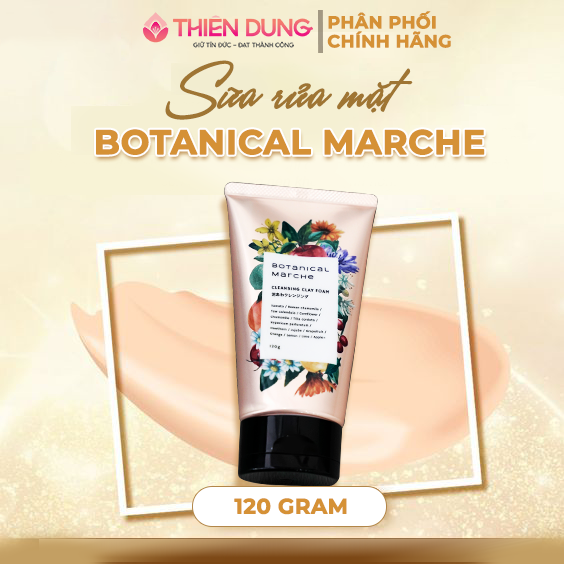 Sửa Rửa Mặt 14 Loại Thảo Mộc Botanical Marche Cleasing Clay Foam