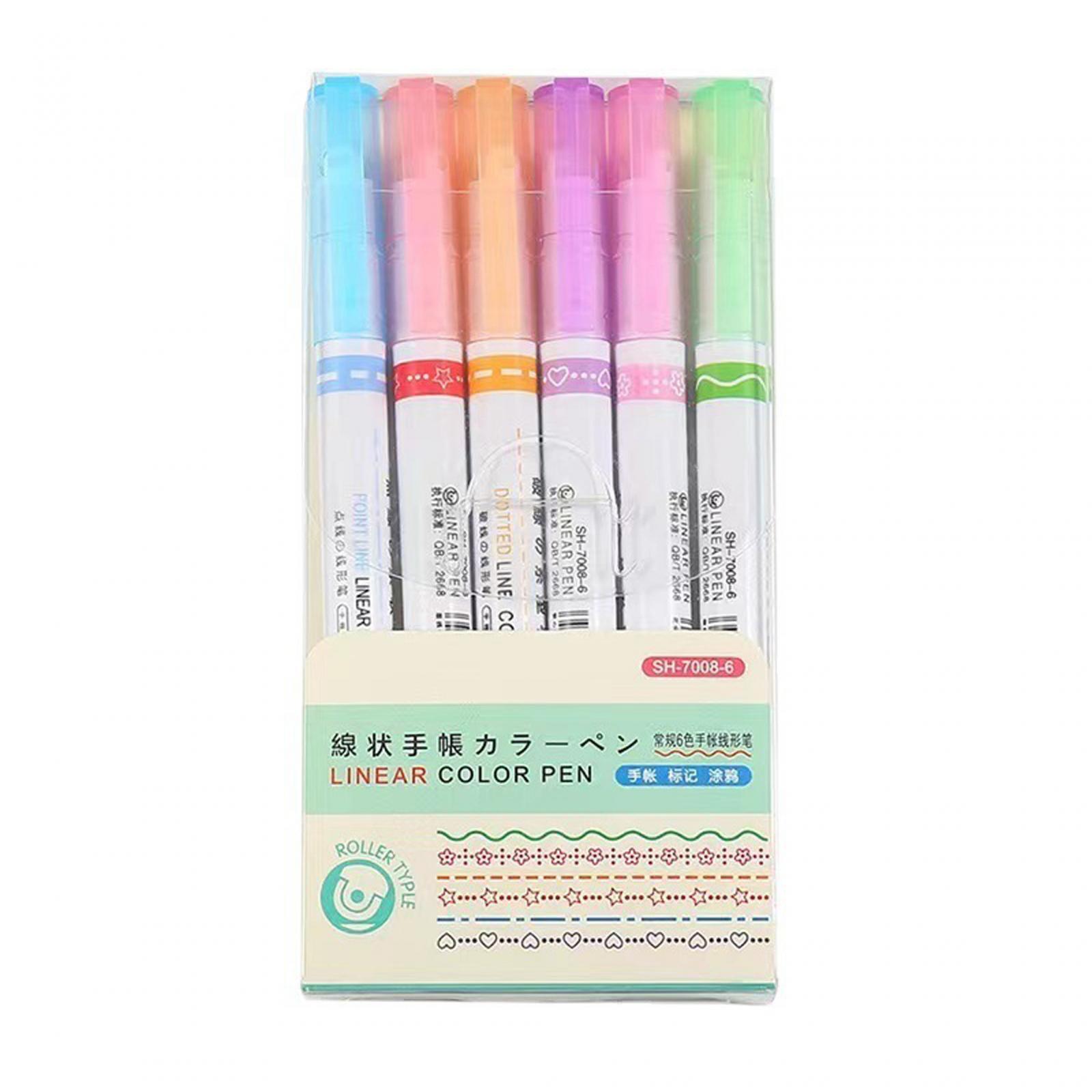 Journal Pens Highlighters Pen Set Glitter Marker DIY Art Crafts Outline Pen Marker Pen for Birthday Scrapbooking School Photo Album Greeting