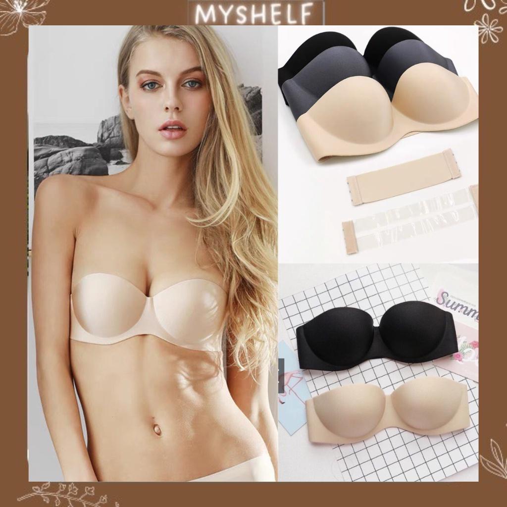 M88. Áo lót không dây, áo ngực đúc su không dây không gọng nâng ngực siêu hot