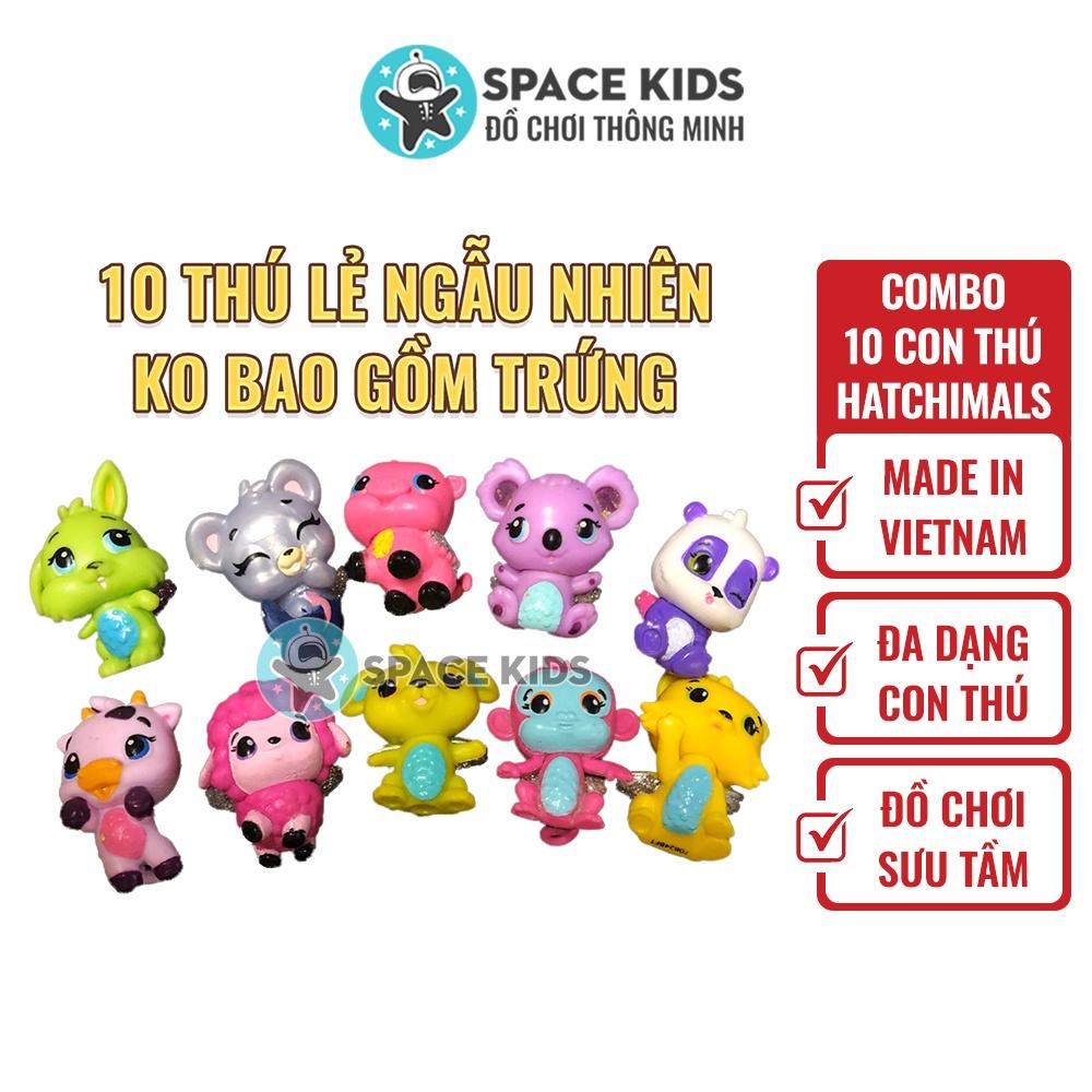Đồ chơi cho bé Combo 10 Thú hatchimals ngẫu nhiên cho bé hàng made in Việt Nam