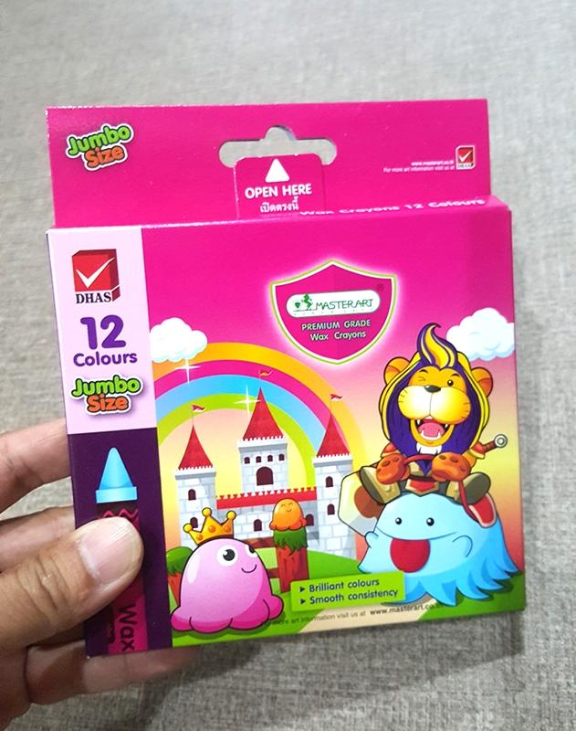 Bút Sáp MSTA 12 màu JUMBO