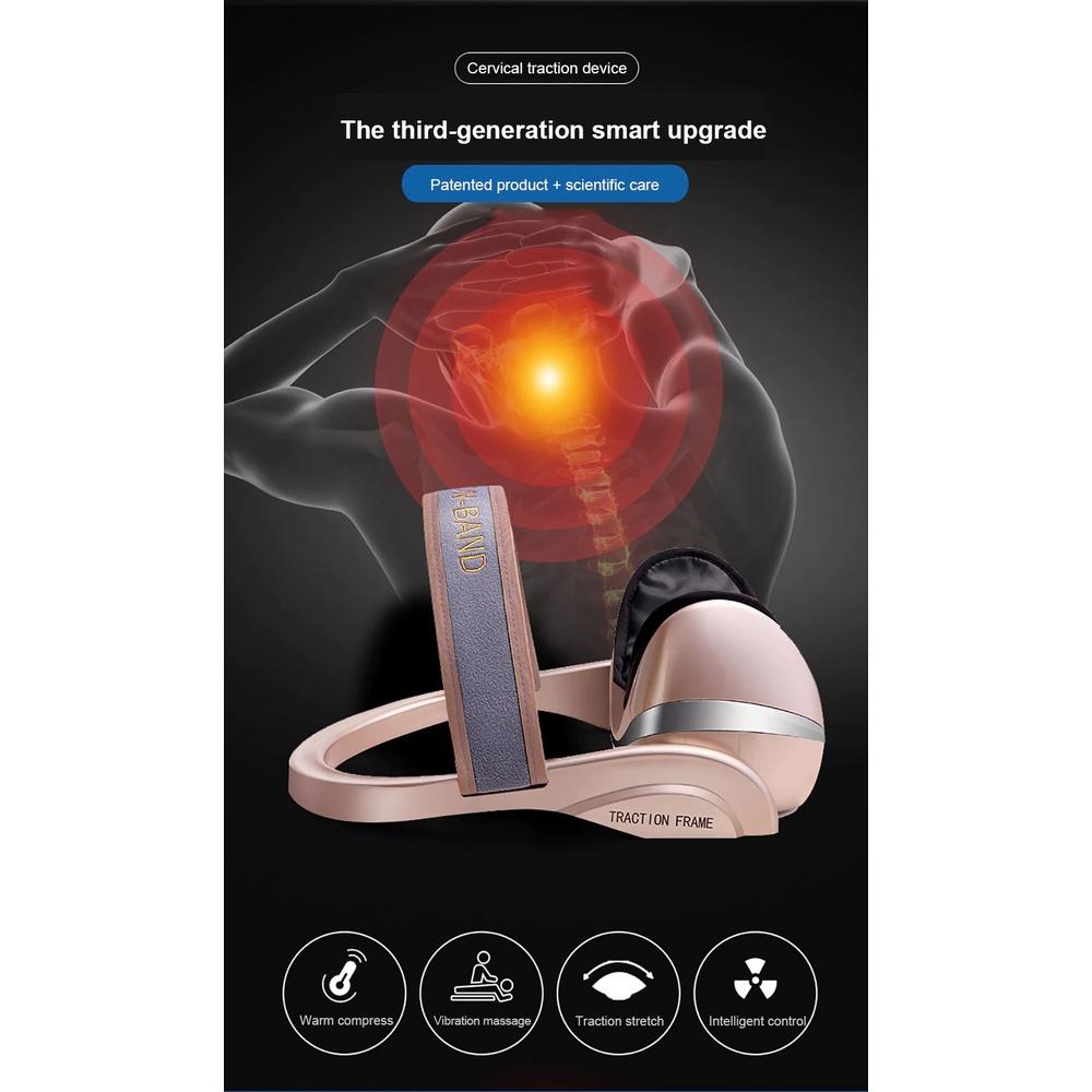 Máy Massage, Xoa Bóp Cột Sống Cổ Neck Support Tension Reliever