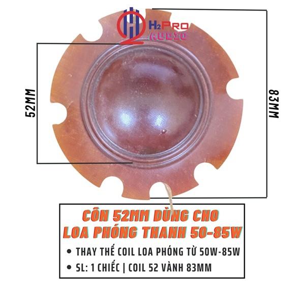 Coil Loa Nén 52Mm 50W Đến 85W, Côn 40Mm Từ 15W Đến 35W, Côn Loa Phóng Thanh Peak-25, Peak-35, HC-65VN, 60VN-H2Pro Tech