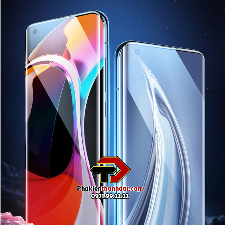 Tấm kính cường lực dành cho Xiaomi Mi 11 trong suốt full keo UV chính hãng Glass - Hàng chính hãng