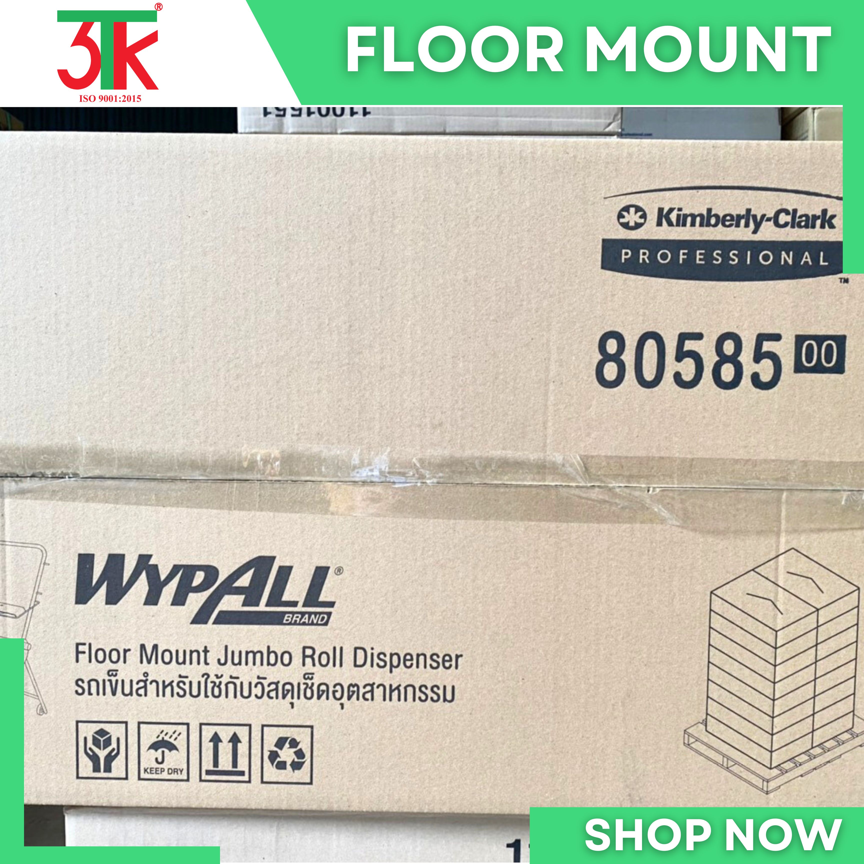 Xe đẩy FLOOR MOUNT JUMBO ROLL DISPE Mã 80585