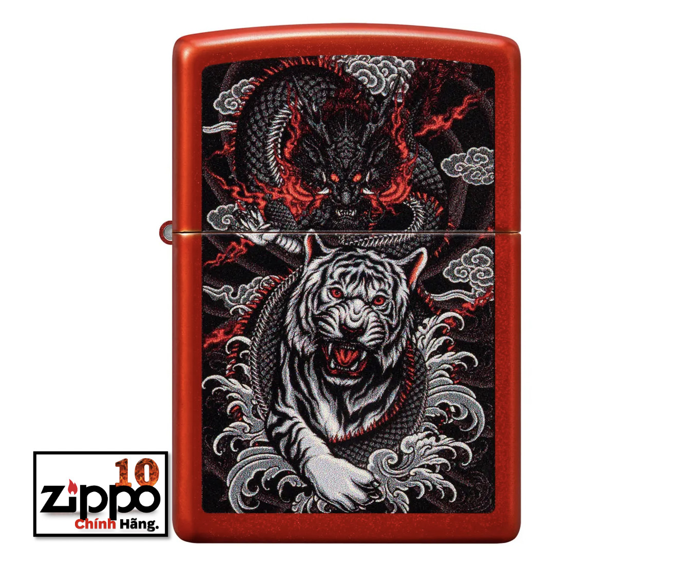 Bật lửa Zippo 48933 Dragon Tiger Design - Chính hãng 100%