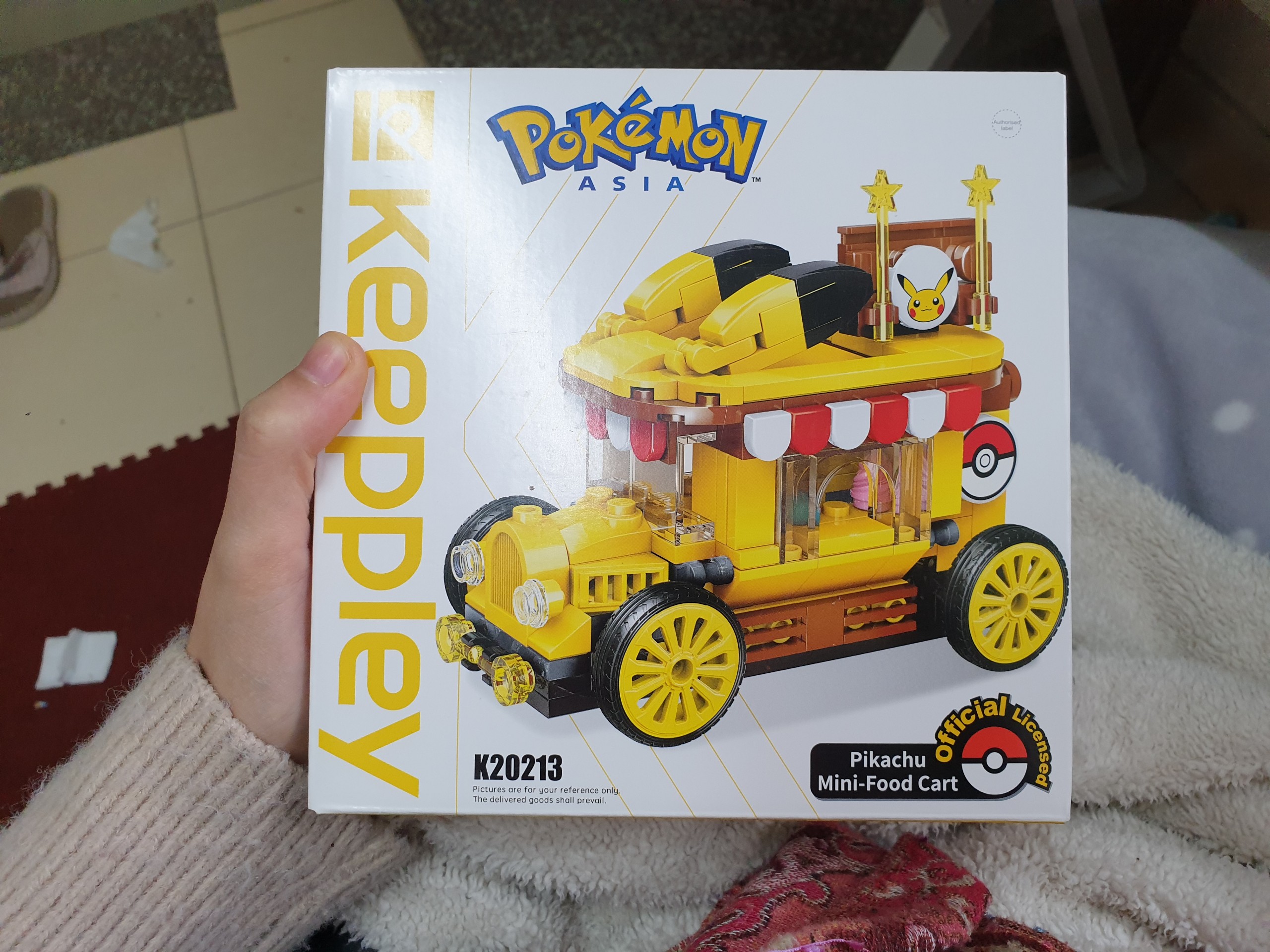 Đồ Chơi Xếp Hình Xe Pikachu KEEPPLEY K20213 QMAN