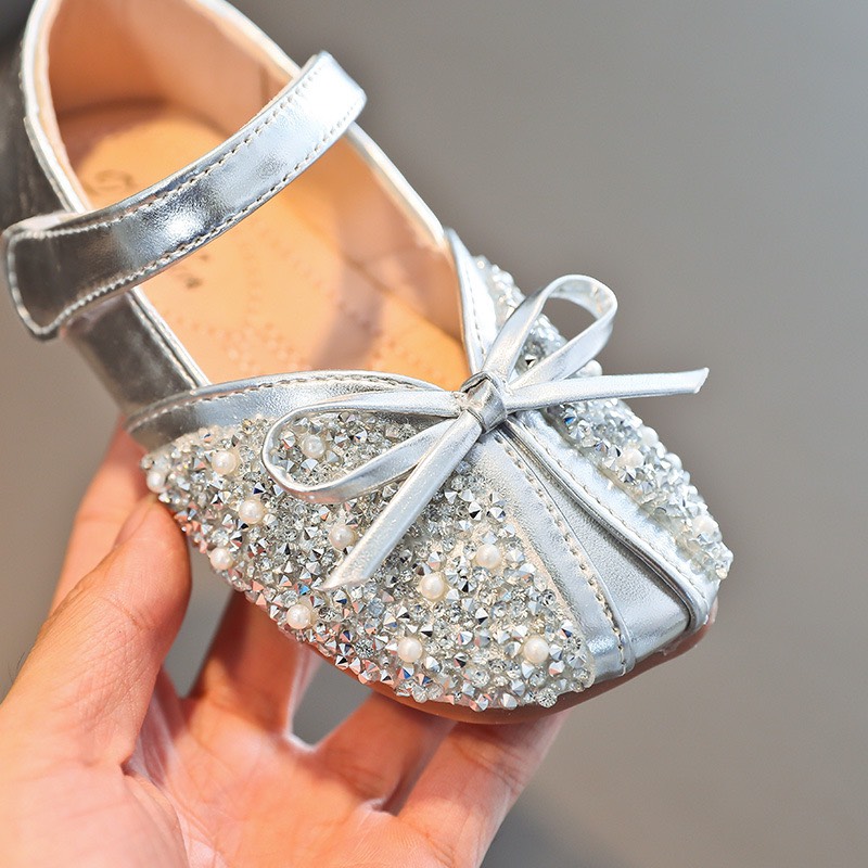 Giày công chúa phối đầm siêu xinh cho bé gái 1 - 12 tuổi phong cách Hàn GE69