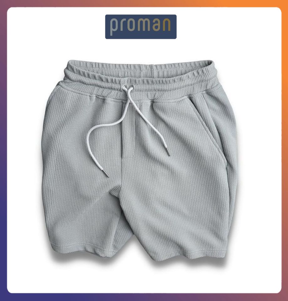 Quần Đùi Nam Thể Thao mặc nhà quần short thể thao nam vải Xốp Thái thun mềm mịn, thấm hút mồ hôi tốt - PROMAN