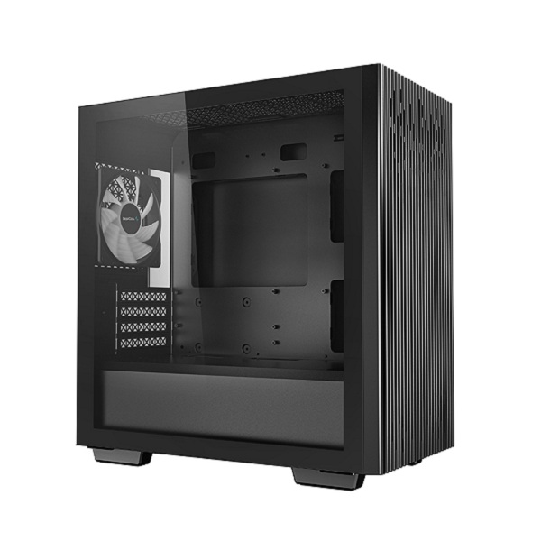 Vỏ máy tính Case Deepcool Matrexx 40 3FS sẵn 3 Fan LED Gaming Kính cường lực (Mini-ITX/ Micro-ATX) - Hàng chính hãng Viễn Sơn phân phối