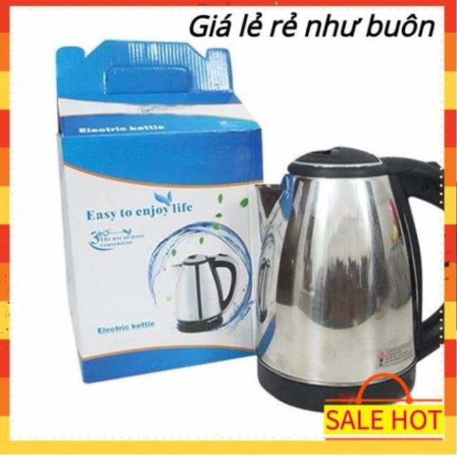 Ấm siêu tốc chất liệu inox dung tích 1.8L Electric Kettle