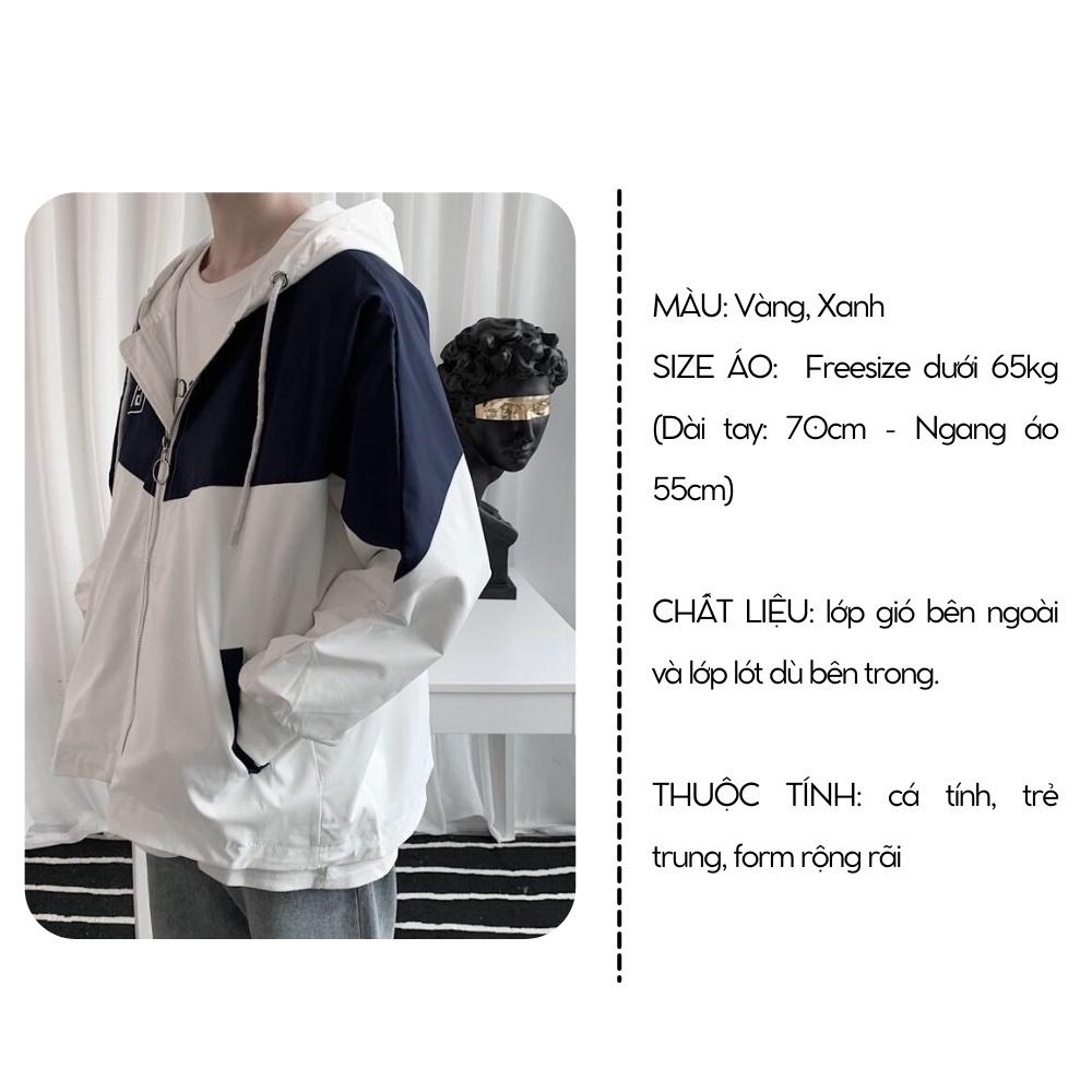 Áo Khoác dù in chữ GVM unisex nam nữ phong cách hàn quốc Form chuẩn – ST31 - babitrendy