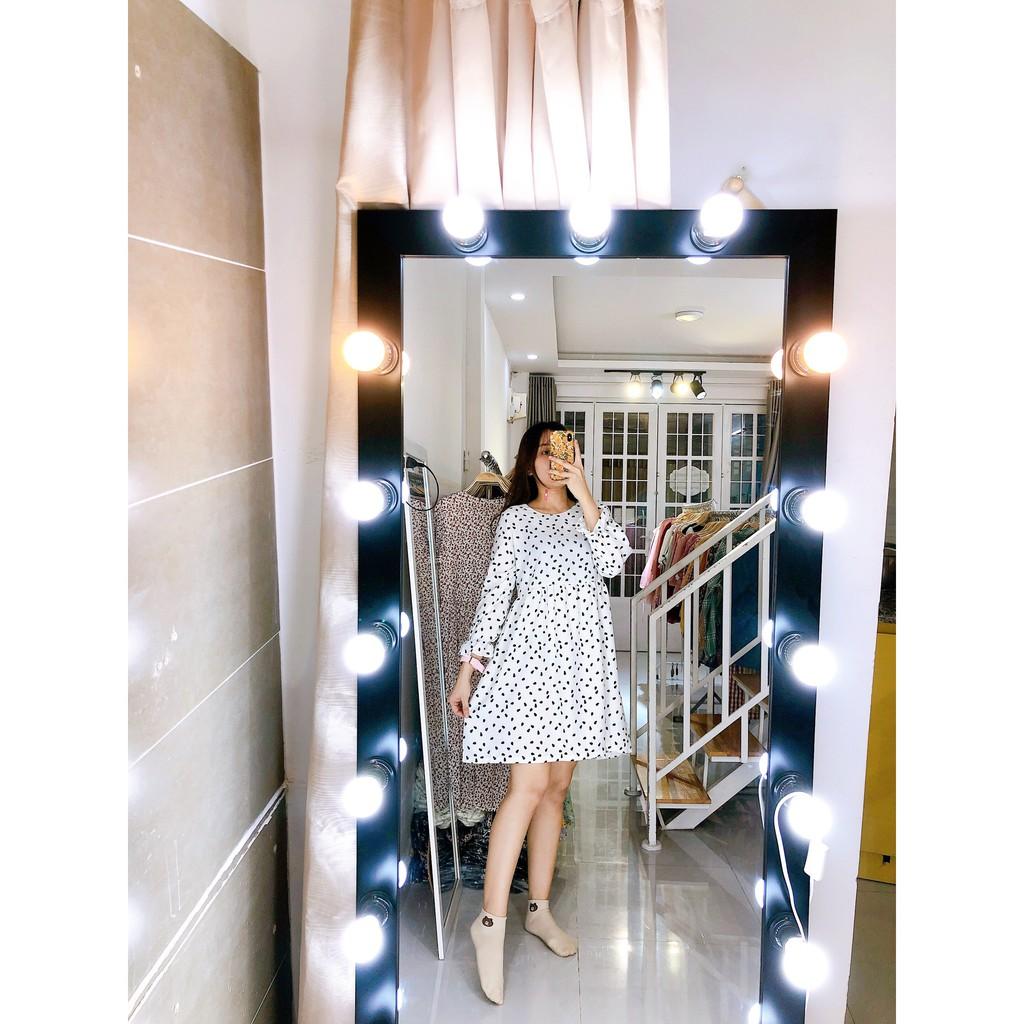 [] ĐẦM BABYDOLL BÓNG ĐÈN
