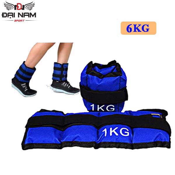 Bộ 2 Băng Tạ Cát 1kg  Đeo Chân Tay Hỗ Trợ Tập Luyện Thể Thao,Chạy Bộ Cao Cấp Đại Nam Sport