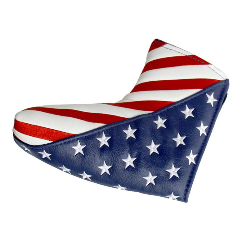 Waterproof Golf Club Headcover PU Leather Covers Putter Head Covers