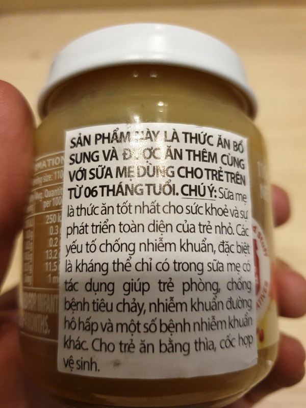 Dinh dưỡng đóng lọ Heinz vị táo nghiền 110g dành cho bé từ 4 tuổi