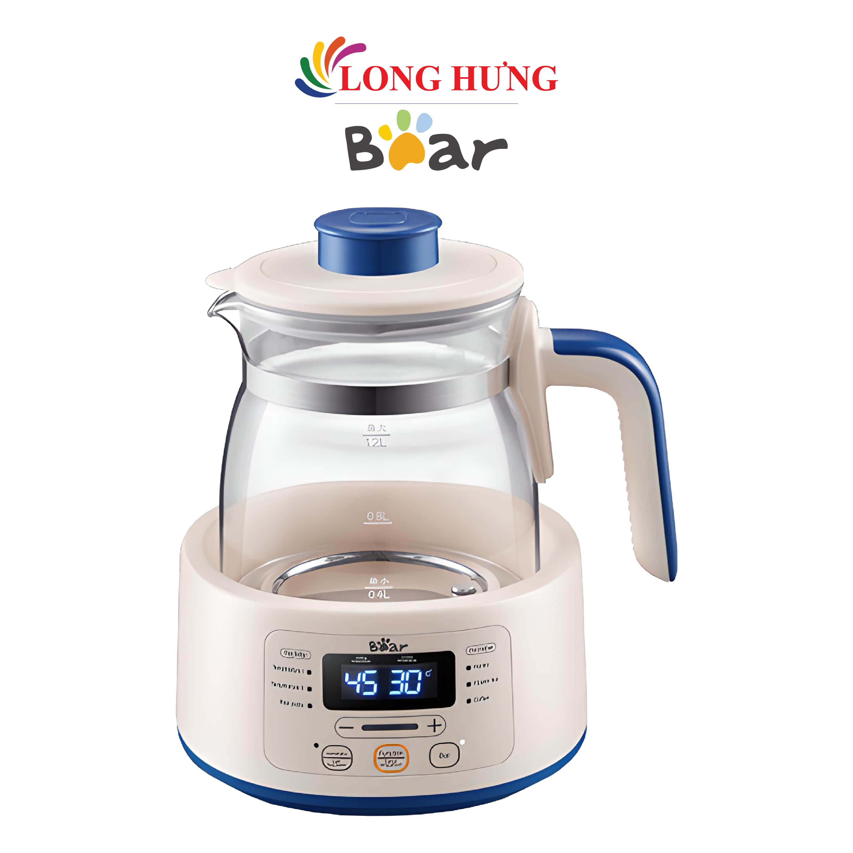 Bình đun siêu tốc và hâm nước Bear TNQ-D12D1 - Hàng chính hãng