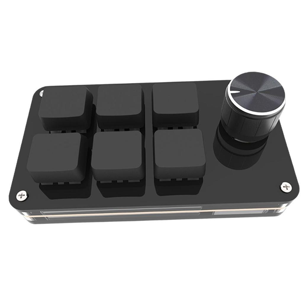 Mini Wired Mechanical Keyboard 6 Keys USB Port Windows DIY Keyboard Keypad for E-Sports