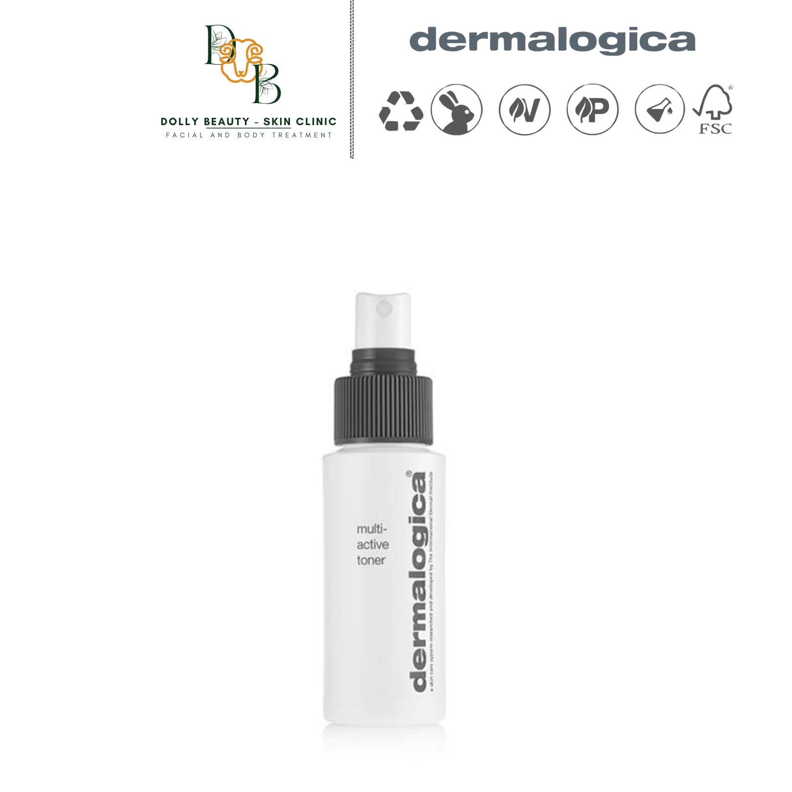 Dung dịch thêm ẩm MULTI ACTIVE TONER của Dermalogica - Dolly Beauty