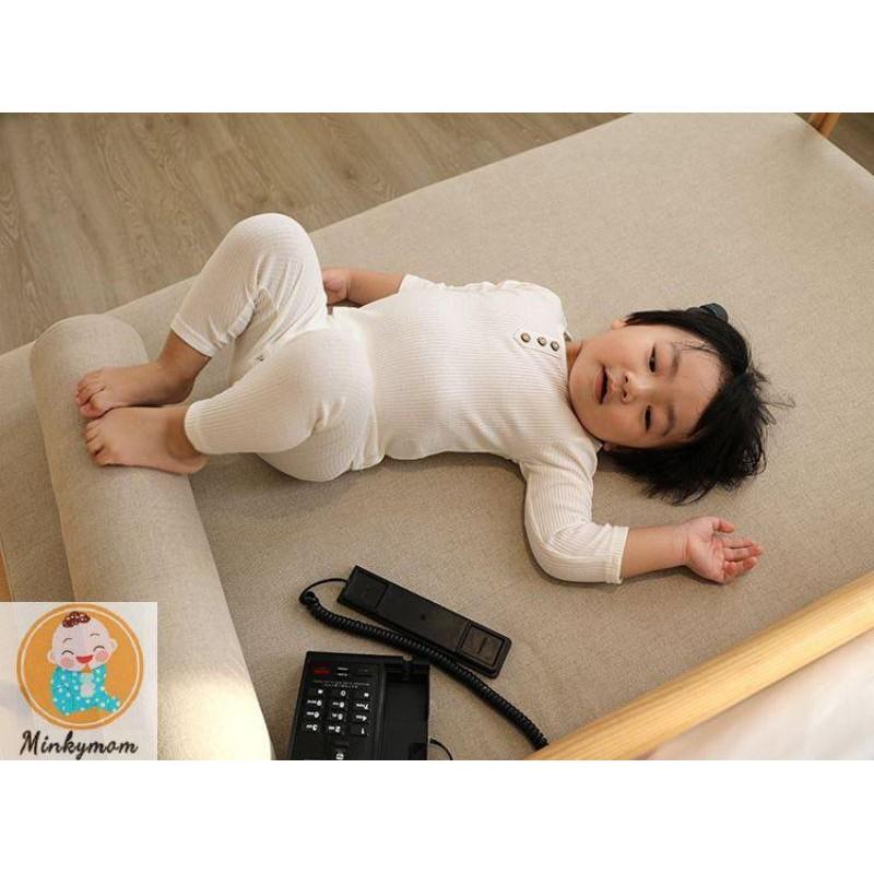 Bộ Đồ Thun Gân Dài Tay 3 Cúc Thu Đông