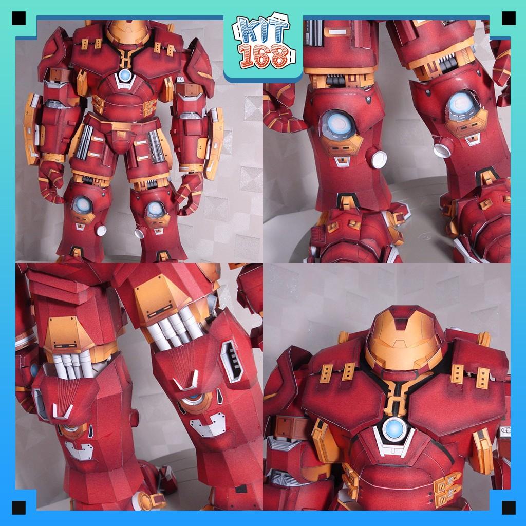 Mô hình giấy Marvel Avengers Robot Hulkbuster (khổ A4: cao 70cm - khổ A3 to hơn) - Avengers 2