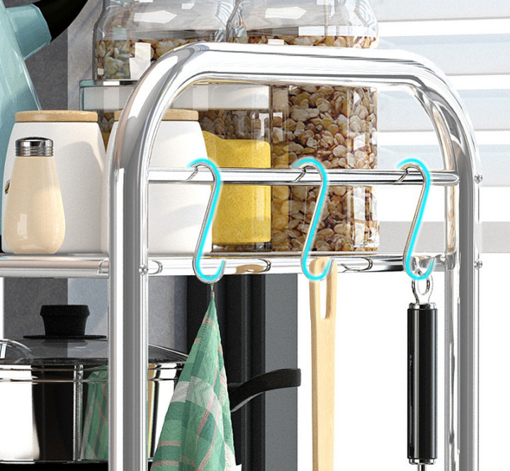 Kệ Đựng Lò Vi Sóng Inox 304 Eckbert Kitchen cao cấp 55cm - Home and Garden