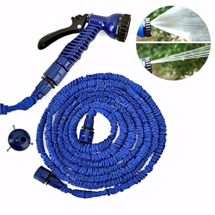 Vòi xịt nước thông minh giãn nở Magic Hose tặng kèm súng phun đa năng tưới cây rửa xe phun nước