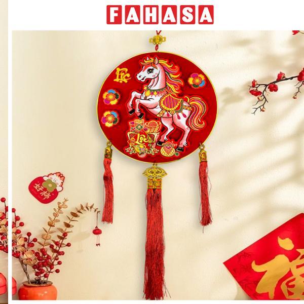 Liễn Treo Ngựa Tài Lộc - Trang Trí Tết - 236-3 - Chữ Lộc