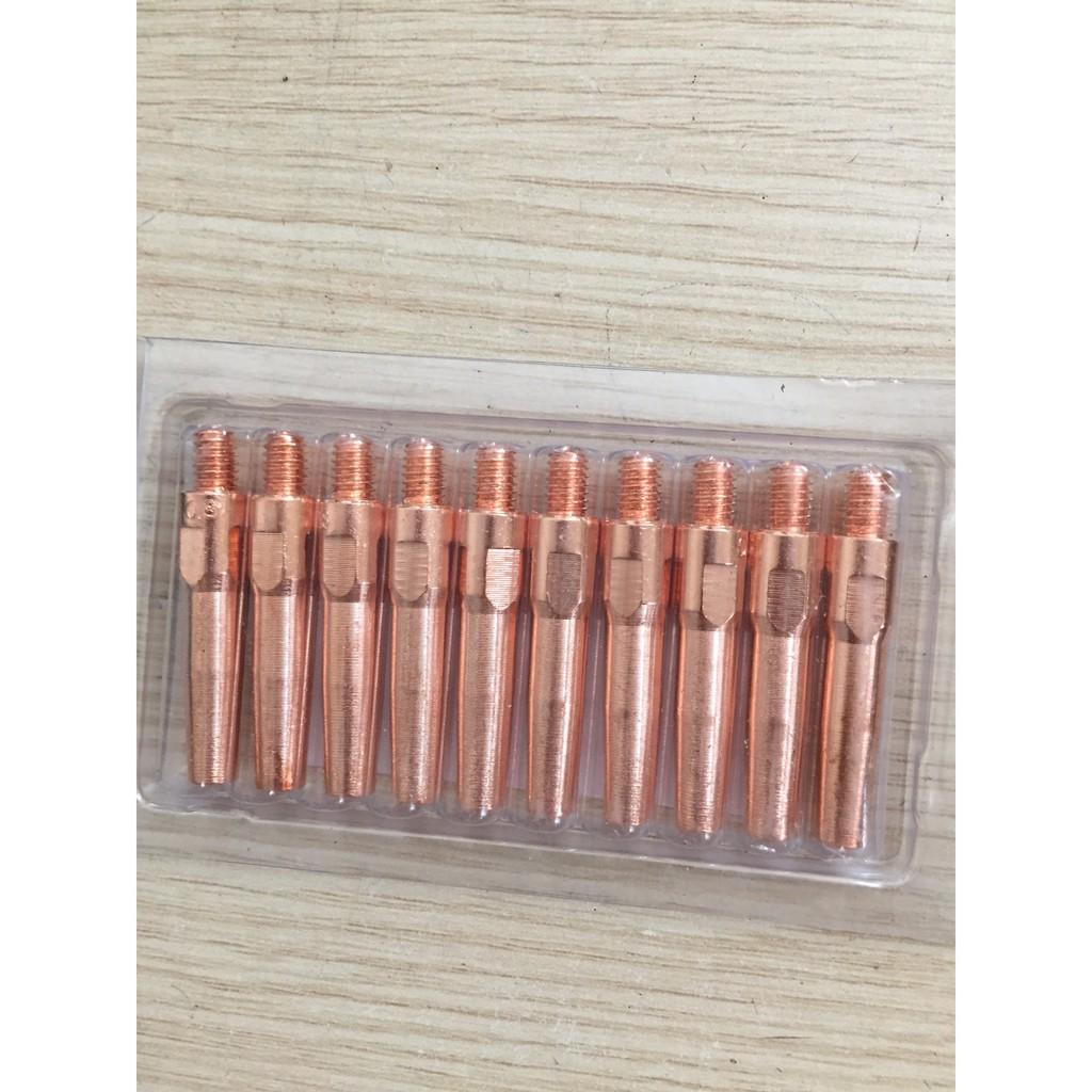 Bép hàn Mig Pana M6*45 Black wolf vỉ 10 cái