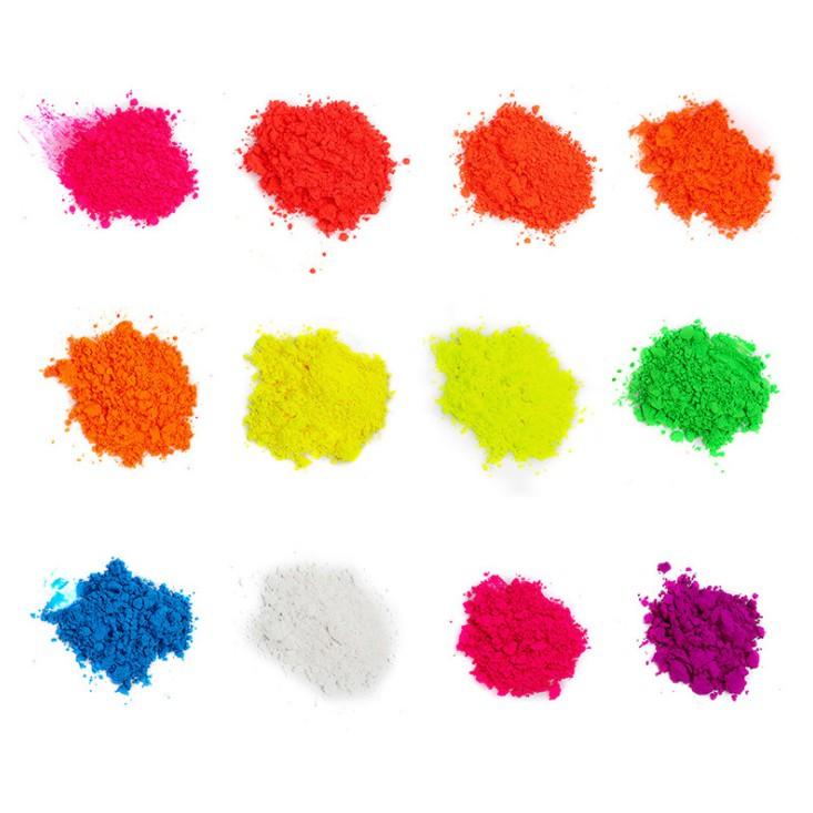 Màu Bột Phản Quang - Huỳnh Quang Phát Sáng Dưới Tia Đèn UV Hũ 50G Làm Resin Handmade
